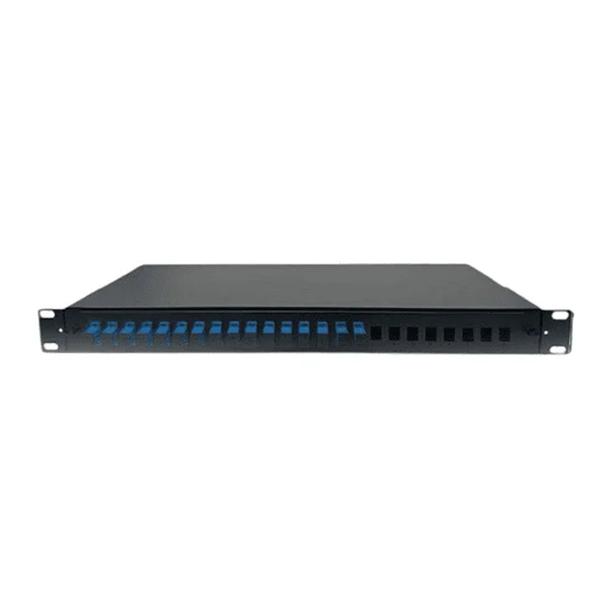 Кросс оптический Pro 1U-LC/UPC-16-16-16, черный (RAL 9005)